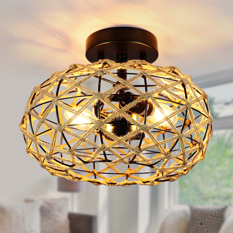 Boho ceiling on sale light fixture